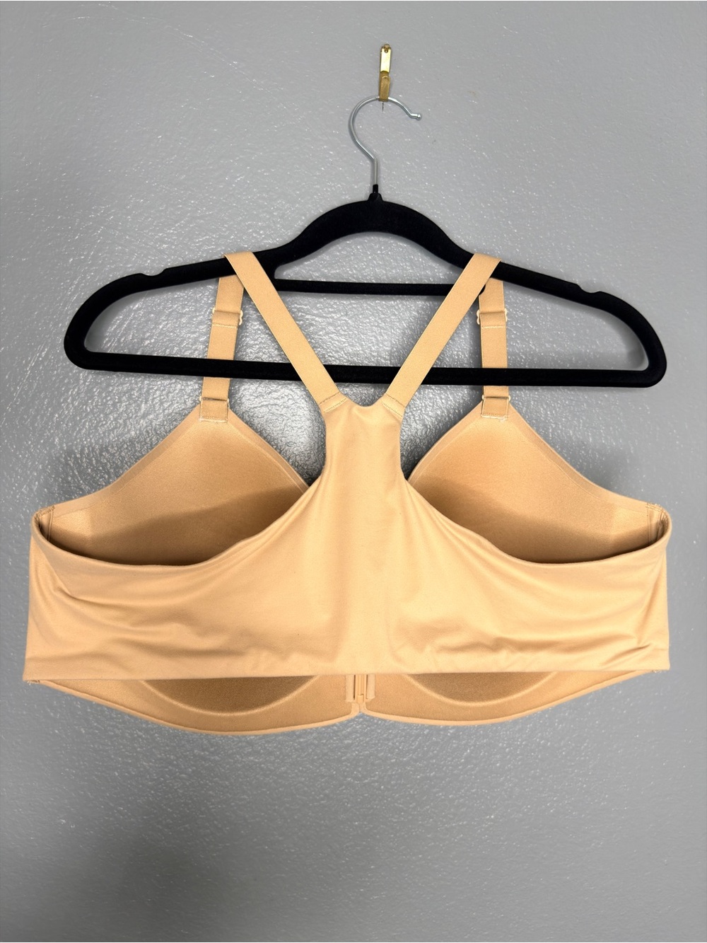 Soma Enbliss Front Close Racerback Bra in nude size 40D - Picture 5 of 6